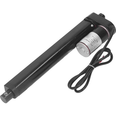 Schwarzer elektrischer Linearantrieb IP65 1000N Metallgetriebemotor Linearantrieb für Massagesessel 200mm Hub 12V Linearantrieb (1/5)