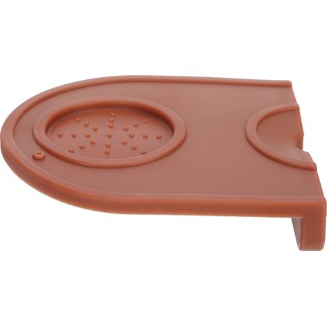 Tapis de Tassement Antidérapant Support Tamper en Silicone Alimentaire pour Café Marron Petit Format 1 Pièce (1/5)