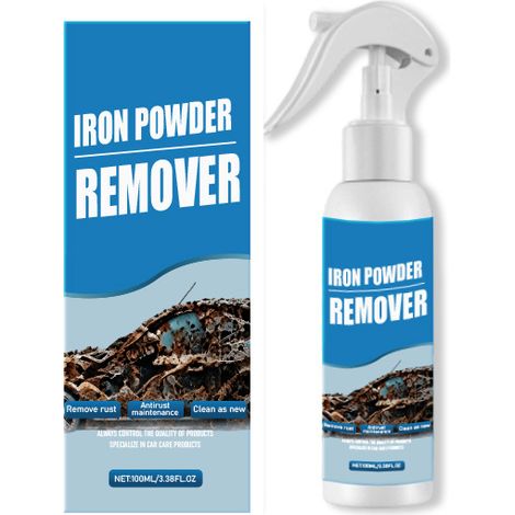 AUTOGO Spray antirouille pour peinture automobile - Formule douce - Élimine les taches de poudre de fer et de rouille