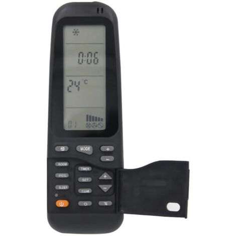 Télécommande Universelle pour Climatiseur Electra/Airwell/Emailair/Elco RC-3, Air Conditioner Télécommande de Remplacement - Noir (1/4)
