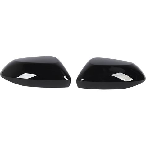 Cubiertas para espejos laterales (1 par) para Toyota Corolla 2019-2022, material ABS duradero, color negro brillante.