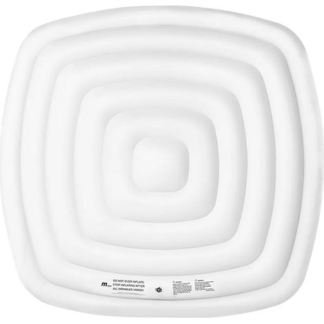 Copertura Galleggiante Termica Quadrata 145x145x10 cm per SPA o Vasche Idromassaggio Bianca (1/4)