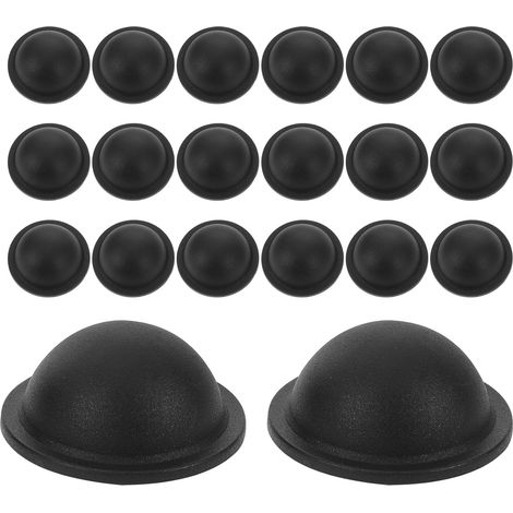 Juego de 20 patas redondas de plástico para maletas, almohadillas protectoras resistentes a los golpes, soportes universales para maletas, accesorios de viaje resistentes y fáciles de usar.