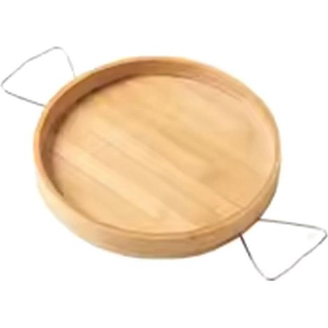 Plateau de rangement multifonctionnel, plateau de rangement pour accoudoir de canapé, porte-collations et porte-boissons avec télécommande, rond, couleur kaki. (1/5)