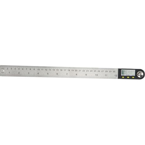 Digital Angle Finder Ruler 2 in 1 Goniometer Protractor Tool with Display for Automobiles0-300mm