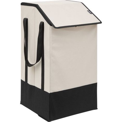 Cesto portabiancheria 45l beige - 5five