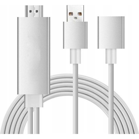 Cavo adattatore MHL iOS Android HDMI TV Full HD 1080p Video USB-C Lightning (1/4)