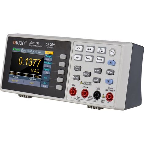 Multimètre XDM1241 de table TRMS 55000 pts avec pile (1/3)