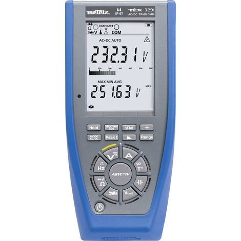 Instrumento de medida electrónica Metrix mtx3291 IP67 USB