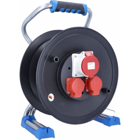 CEE Kunststoff-Leertrommel Ø320mm für ca. 40m Kabel IP44