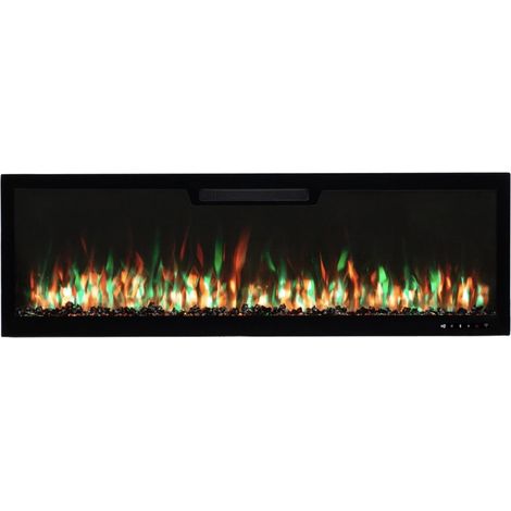 Cheminée électrique encastrable Ella 107cm- 1400/1600 W (1/5)