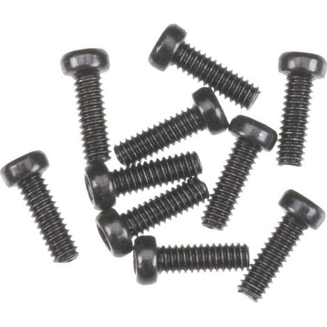 Cap Head M2x6mm Black Oxide (10)