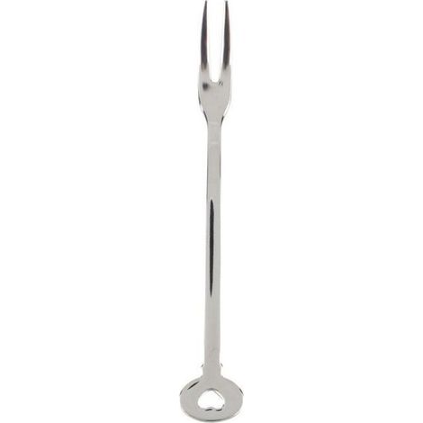 1 Fourchette à salade, Acier inoxydable, Design ergonomique, Antirouille, Pour fruits et desserts (1/5)