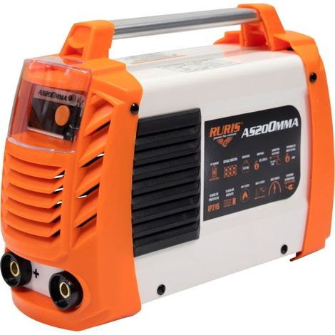 Poste à souder inverter RURIS MMA AS200MMA 200A - Réglage 20-200A - Puissance 7,1 kVA - Écran digital, Arc Force, Anti-stick - IP21S (1/5)