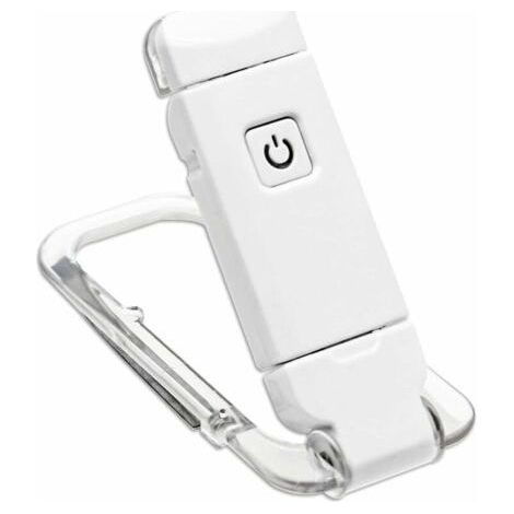 Lampe de Lecture,Liseuse Lampe Clip USB Rechargeable,Clip Flexible et Portable Lumière douce pour les yeux Compacte et Durable,Parfaite pour lire au lit (1/4)