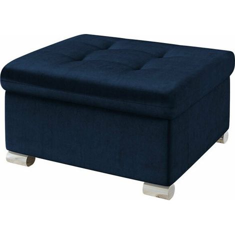 Pouf Comfivo 115, Magic Velvet 2216, 41x68x70cm, Diamètre: 0, Tapisserie, Pieds: Plastique, 0 (1/4)