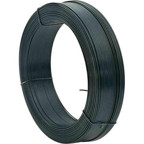 Fence Binding Wire 250 m 0.9/1.4 mm Steel Blackish Green vidaXL