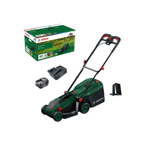 Tondeuse Ă gazon sans fil ROTAK18V-34 - BOSCH - avec 1 batterie 4,0 Ah - chargeur - 06008B9N00