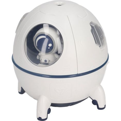 Luftbefeuchter in Raumkapselform mit USB-Anschluss, großem Nebelvolumen, niedlichem Baby-Luftbefeuchter mit Diffusor und Nachtlicht für Zuhause, Auto und Schreibtisch (Weiß) (1/5)