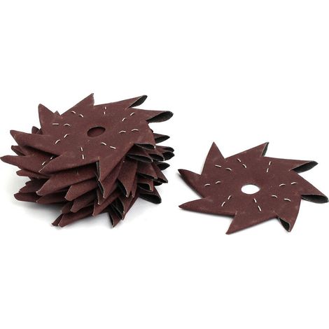 4-Zoll-150-Nadelrad-geformtes achteckiges Schleifpapier-Polierwerkzeug 10pcs (1/3)
