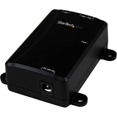 Startech POEINJ1GW injecteur PoE+ noir compact (1/3)