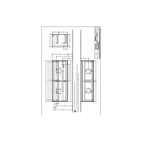 Villeroy & Boch GA8100HJ meuble sous-lavabo Finion GA8