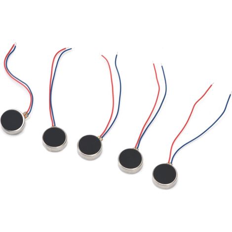 Mini moteur vibrant, petit, léger et silencieux, type bouton plat, micromoteur 3V (1/5)