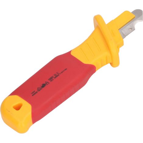 Kabelmantel-Abisoliermesser 1000V Hochspannungsfest Antimagnetische Isolierung Elektrikermesser KN002 (1/5)