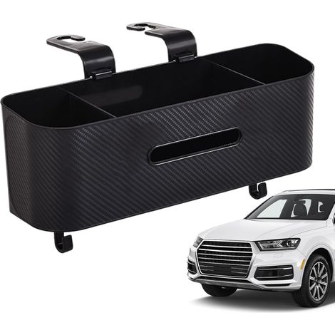 Multifunktionale Auto Rückenlehnen Ablagebox,Taschentuchbox Für Auto Große Kapazität Organizer Für Lkw Rücksitztasche (1/5)