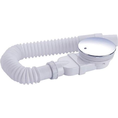 Extra-flat 90mm shower drain, drain kit for shower tray, shower siphon (1/5)