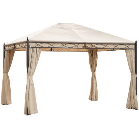 GAZEBO 'FIJI' mt 3 x 4 x h. 2,65 - telo col. ecru