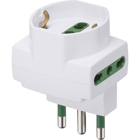 VIMAR - 00314.B Adattatore sfals.vert.S17+2P17/11+univ.b