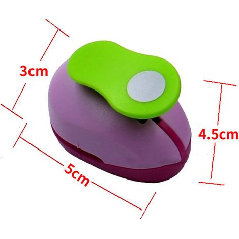 Machine à embosser manuelle à levier design unique, économie d'effort, usage simple, DIY ronde 9mm pour enfants, outil de gaufrage compact. (1/4)
