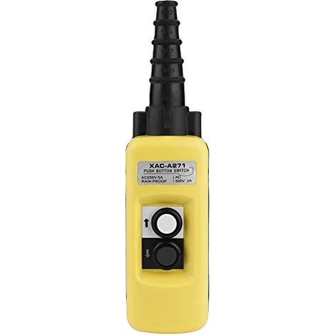Télécommande filaire (boîtier de commande) à 2 boutons pour palan électrique à chaîne (modèle XAC-A271) (1/5)