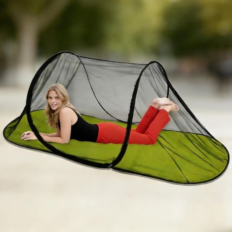Moustiquaire De Lit Pliable, Moustiquaire De Voyage, Moustiquaires De Lit Pop Up, Installation Facile, Pliable Ultra Légère, Moustiquaires Pop Up, Tente De Camping Portable
