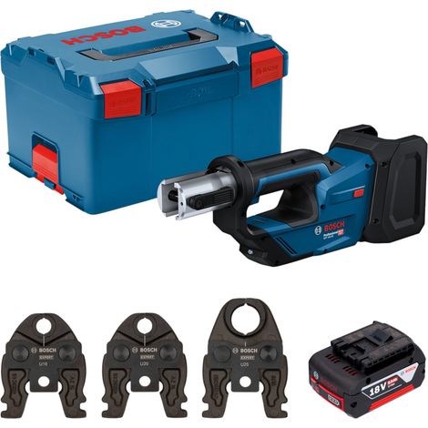 Bosch 06019M2003 GPT 18V-19 Utensile a pressione a batteria, L-BOXX 238, Kit U - senza batteria - senza caricabatterie + L-BOXX 238 (1/5)