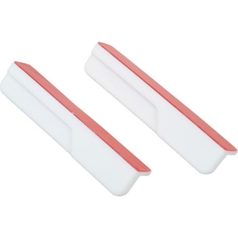 Hands-free silicone cupboard door opener, 12 cm, black (white) (1/5)