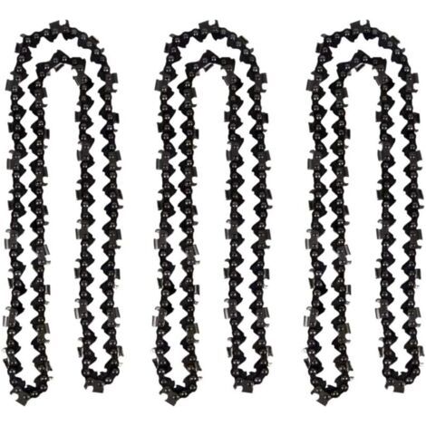Set of 3 50cm 0.325" 1.5mm Chainsaw Chains with 76 Drive Links - Compatible with Timberpro 62CC, Hyundai and others (1/4)