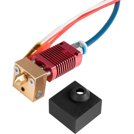 24V 40W MK8 Hot End Kit with Premium Capricorn Tube for Ender 3/Ender 3 Pro 3D Printer (1/5)
