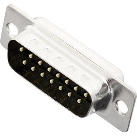 MH Connectors MHDM15-SP 2101-0200-02 D-SUB Stiftleiste 180 ° Polzahl: 15 Lötkelch 1 St.