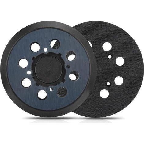 Patins de ponçage pour ponceuse orbitale Dewalt, lot de 2, 5 pouces, 8 trous, crochet et boucle, remplacement pour DeWalt DWE6421, 6421K, DWE6423, 6423K, DCW210B (1/4)