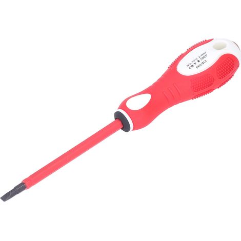 Tournevis d'électricien, colle isolante, stylo testeur double usage en cuivre, embout Phillips 500 V, PH1/SL5 (1/5)
