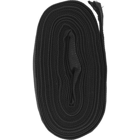 Kabelschutzhülle für WIG-Schweißbrenner, hitzebeständige Nylon-Schutzhülle für Schweißbrenner, 4 cm x 7,5 m, Schwarz (1/5)