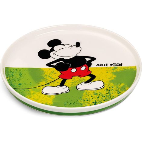 Disney Mickey Mouse I Am piatto dessert ceramica verde 20 cm (1/2)