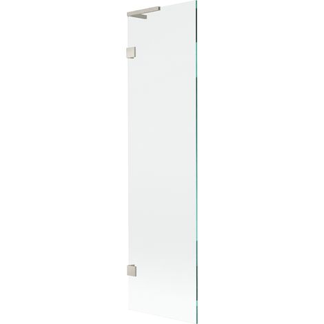 Paroi de baignoire Mexen Lunar L 1 vantail 50 x 150 cm, transparent, nickel brossé - 897L-050-000-97-00 (1/5)