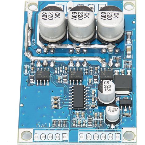 Carte de commande de moteur sans balais BLDC équilibrée avec capteur Hall et accessoires électriques DC12V-36V (1/5)