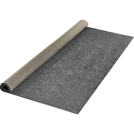 Mophorn Tapis antidérapant Gripper, 9' x 12' Gris. Coussin en caoutchouc de 0,24" d'épaisseur. Feutre double surface antidérapant. Sans danger pour tous les sols. Coussin de surface de 10 à 11 ㎡. (1/5)