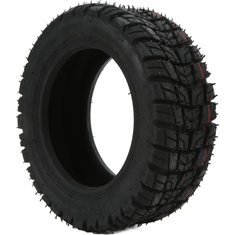 100 65 6.5 11 Zoll stoßdämpfende, verbreiterte und verdickte All-Terrain-Gummireifen, geeignet für Roller, mit Aufblasventilen. (1/4)