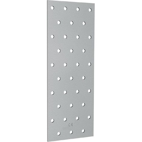 Giunzione diritta in acciaio zincato spessore 2,5 mm -50 x 80 mm / 10 pezzi (1/4)