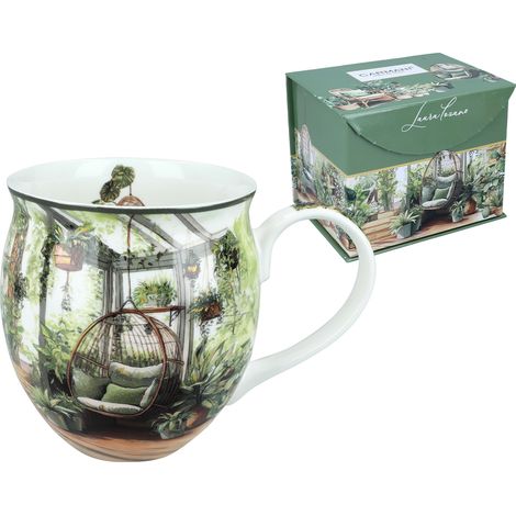 Mug en forme de tonneau - L. Lozano, Jardin d'hiver (carmani) (1/4)